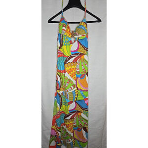 Trina Turk Multicolor Abstract Midi Dress